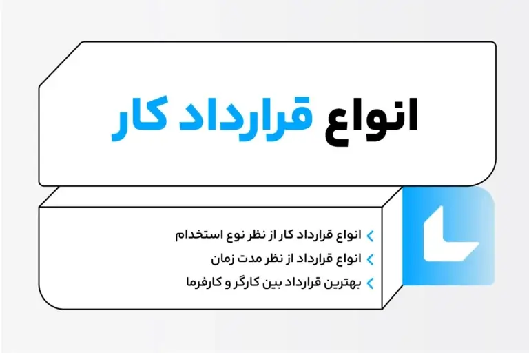 قرارداد کار چیست و انواع آن | راهنمای کامل حقوقی به زبان ساده 2 قرارداد کاری